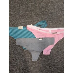 NEW No Boundaries Thong Panties Women's‎ XXXL 3pk